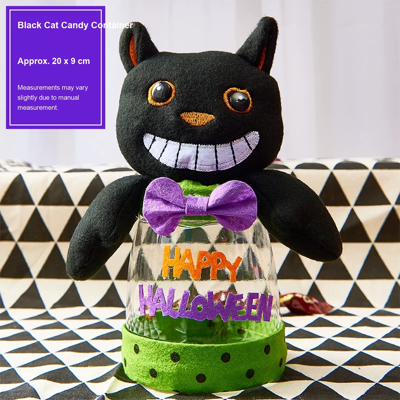 Plush Halloween Treat Bags and Candy Containers - 33168152590