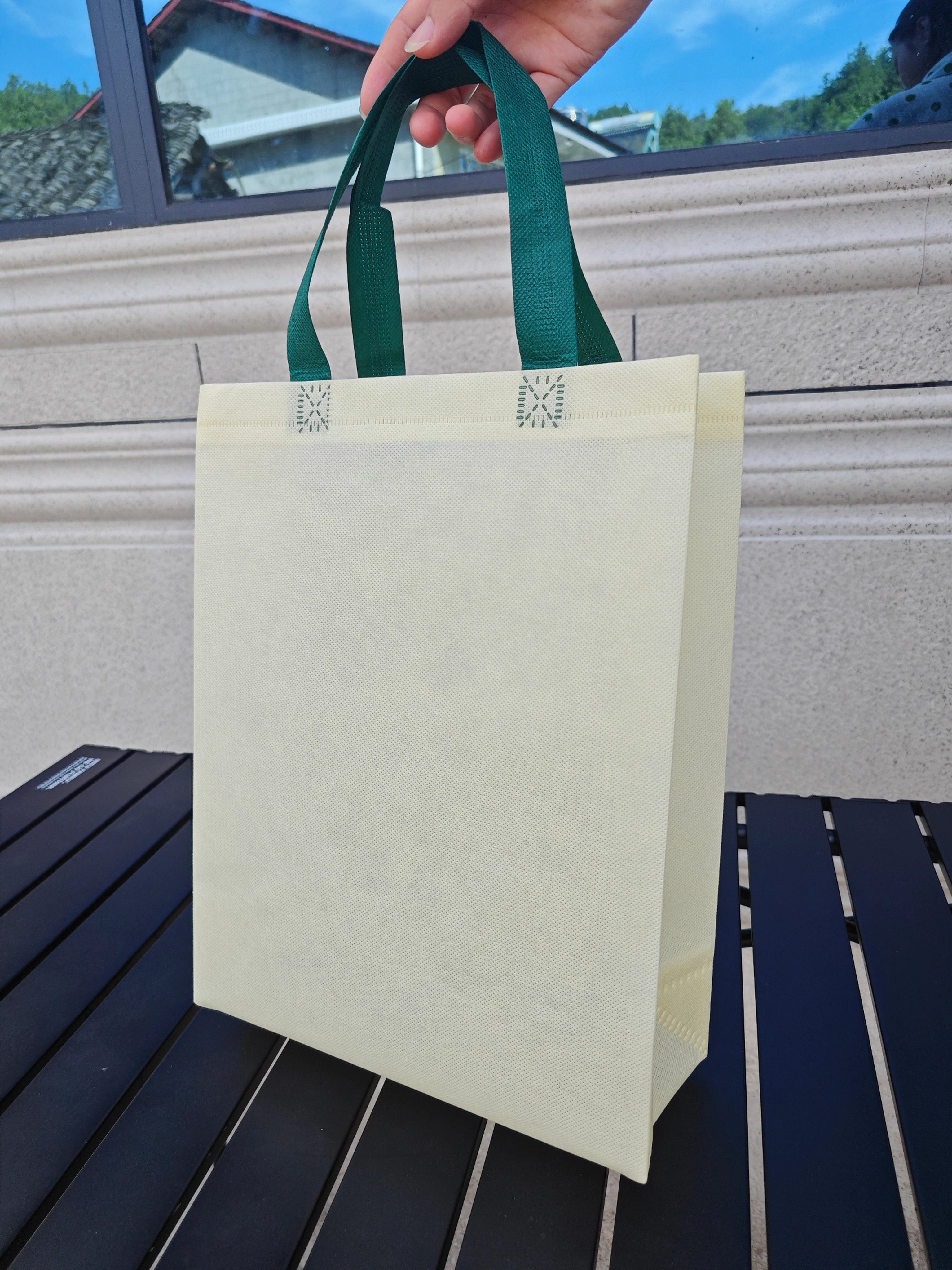 Vertical Non-Woven Tote Bags — 30 Colors product view 4