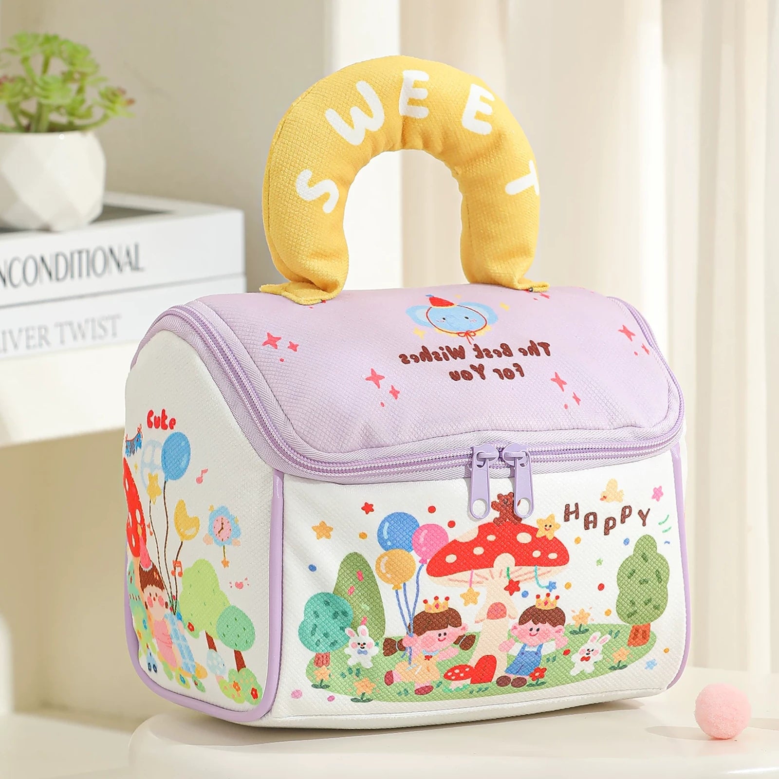 Zippered House-Shaped Christmas Gift Bags – ready-stock variant